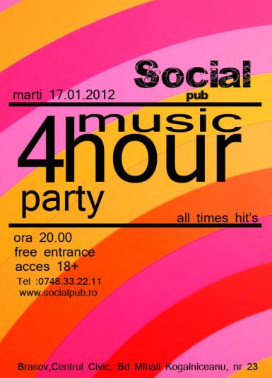 poze 4 hours music party social pub 