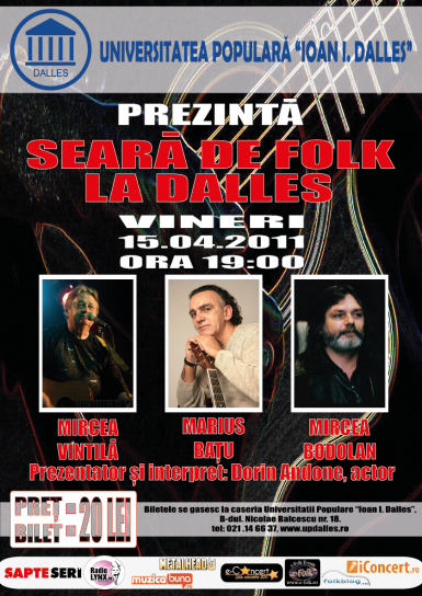 poze concert folk la dalles