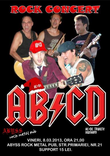 poze concert ac dc tribute abyss metal pub