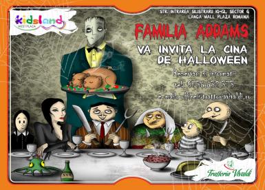 poze addams family halloween dinner