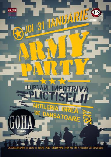 poze army party