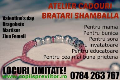 poze atelier cadouri bratari shamballa 