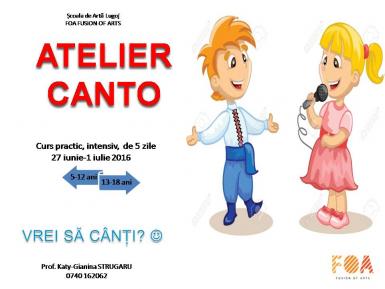 poze atelier canto