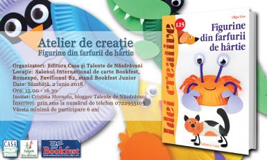 poze atelier de crea ie figurine din farfurii de hartie