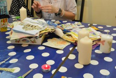 poze atelier de paste decoupage