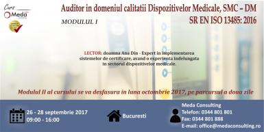 poze auditor in domeniul calitatii dispozitivelor medicale smc dm 