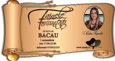 poze bacau seminar tainele feminitatii