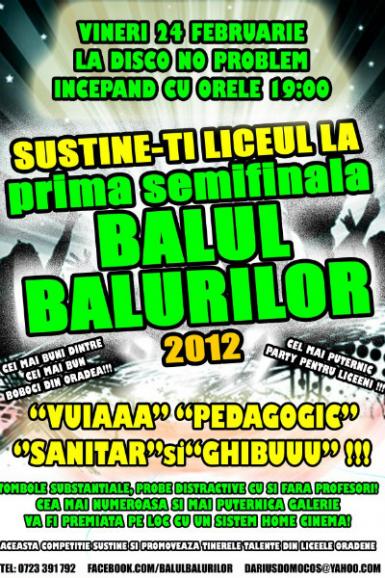 poze balul balurilor 2012 prima semifinala