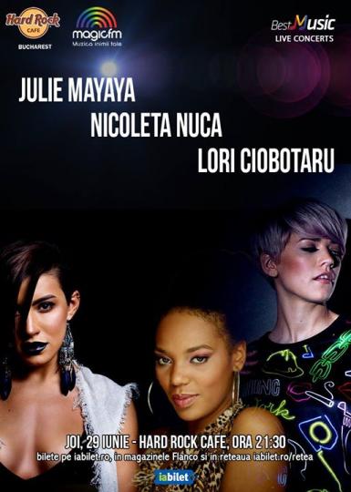 poze bestmusic cu julie mayaya nicoleta nuca si lori