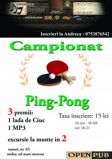 poze campionat de ping pong