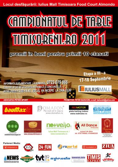 poze campionatul de table timisoreni ro 2011 etapa 3