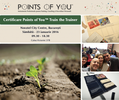 poze certificare points of you train the trainer 