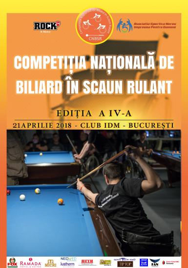 poze competi ia na ionala de biliard in scaun rulant