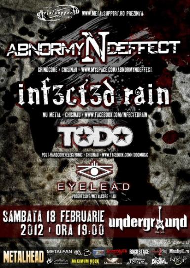 poze concert abnormyndeffect infected rain si todo in iasi