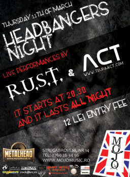 poze concert act r u s t in club mojo brit room din bucuresti