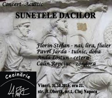 poze concert acustic sunetele dacilor