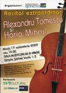 poze concert alexandru tomescu si horia mihail