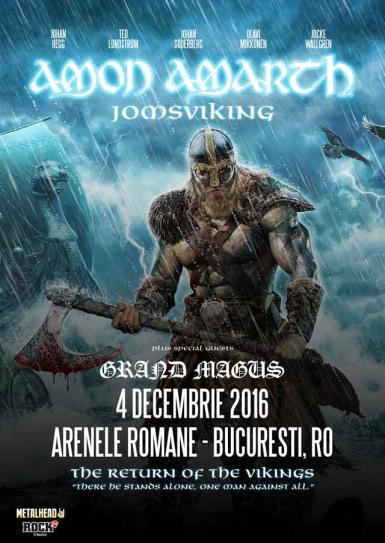 poze concert amon amarth si grand magus la bucuresti