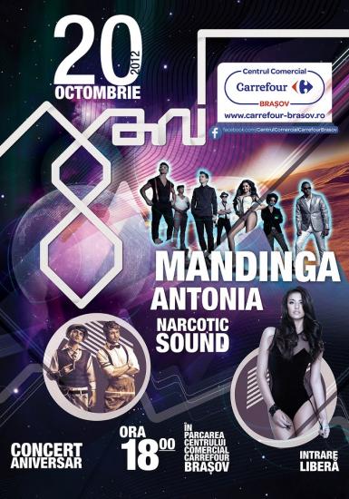 poze concert aniversar centrul comercial carrefour brasov