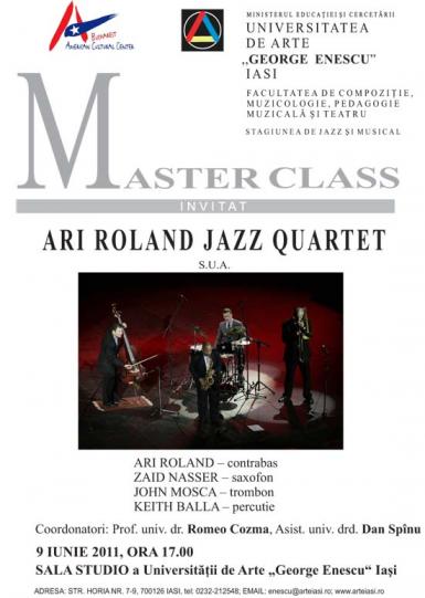 poze concert ari roland jazz quartet la iasi