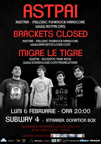 poze concert astpai brackets closed si migre le tigre in bacau