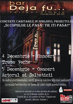 poze concert caritabil trupa veche