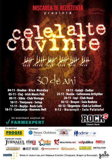 poze concert celelalte cuvinte 30 de ani la targoviste