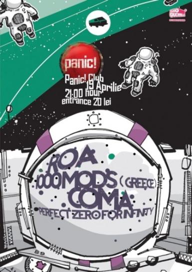 poze concert coma si roa in panic club