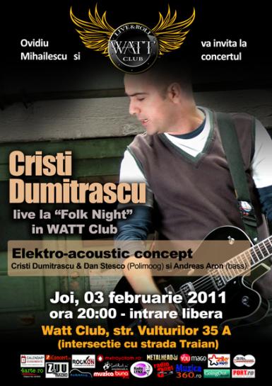 poze concert cristi dumitrascu in club watt