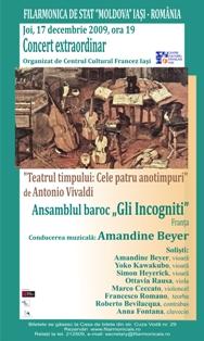 poze concert de muzica baroca la filarmonica