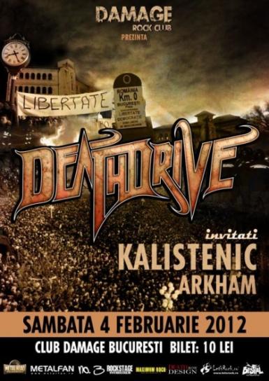 poze concert deathdrive in damage club