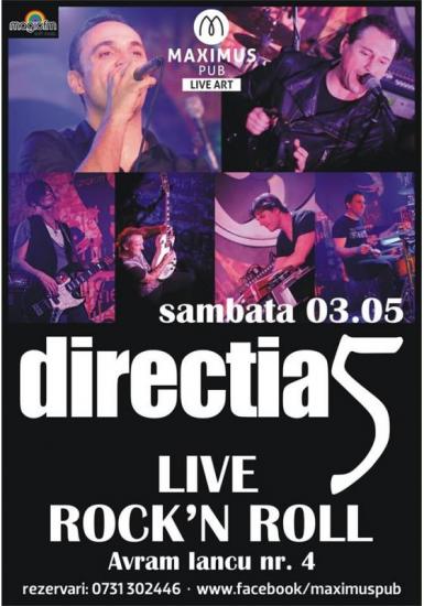 poze concert directia 5 in sibiu pe 3 mai