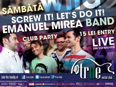 poze concert emanuel mirea band in true club