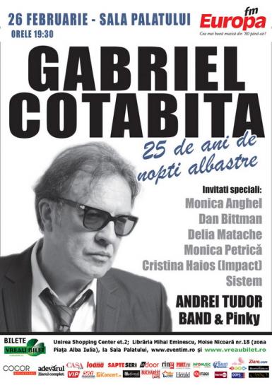 poze concert gabriel cotabita la sala palatului