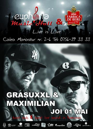 poze concert grasu xxl in euphoria music hall