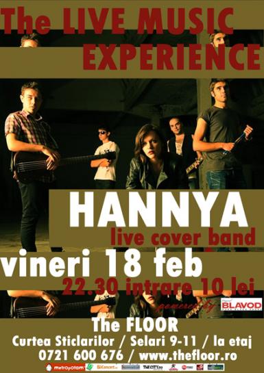 poze concert hannya in club the floor