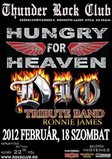 poze concert hungry for heaven in thunder rock club
