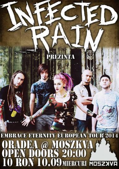 poze concert infected rain in oradea