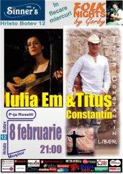 poze concert iulia em si titus constantin in sinner s