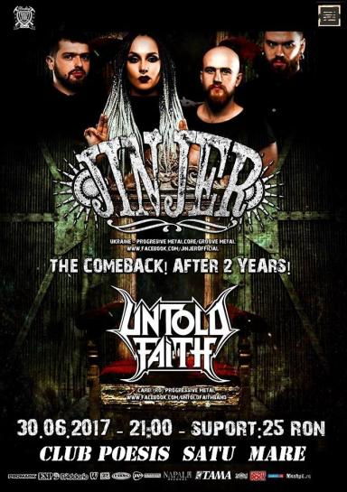 poze concert jinjer si untold faith