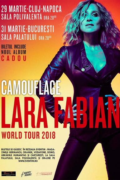 poze concert lara fabian camouflage