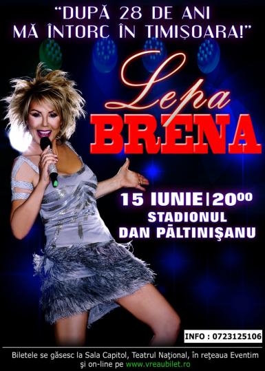 poze concert lepa brena la timisoara