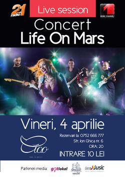 poze concert life on mars in ciao bar