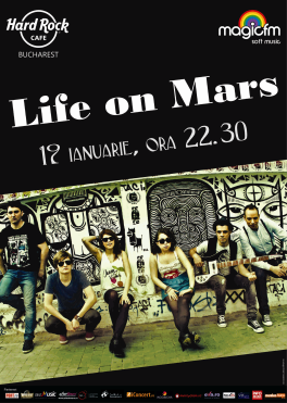 poze concert life on mars in hard rock cafe