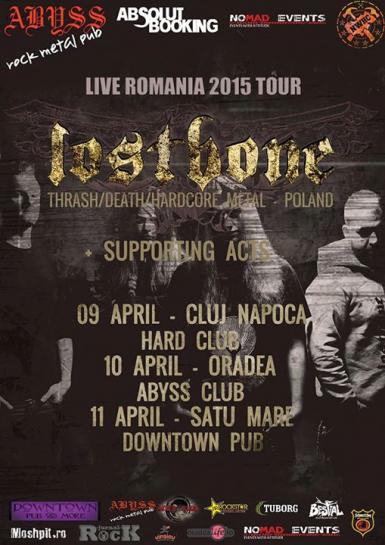 poze concert lostbone in downtown pub satu mare