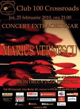 poze concert marius vernescu in 100 crossroads din bucuresti