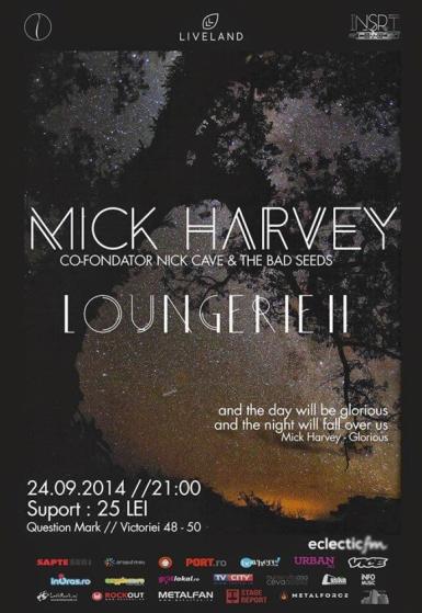 poze concert mick harvey si loungerie ii in question mark