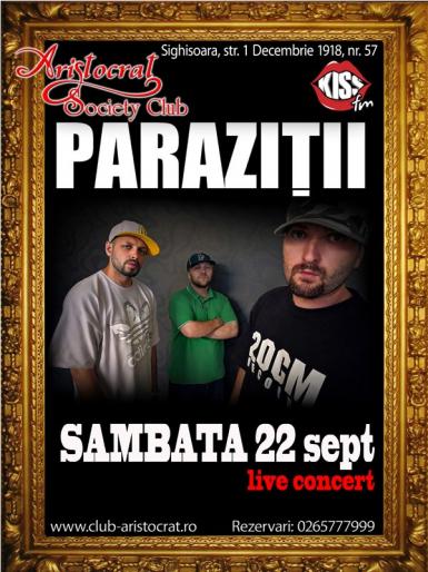 poze concert parazitii in sighisoara