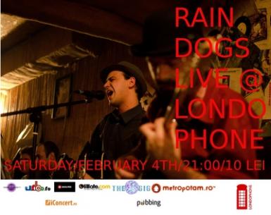 poze concert rain dogs in londophone