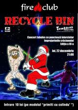 poze concert recycle bin in club fire